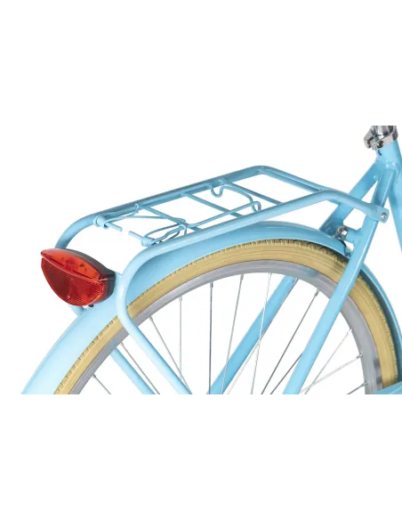 Rower Miejski Damski 28" Alu V-brake Nexus Bagażnik Dzwonek Stopka Błękitny