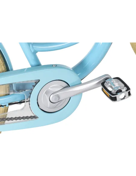 Rower Miejski Damski 28" Alu V-brake Nexus Bagażnik Dzwonek Stopka Błękitny