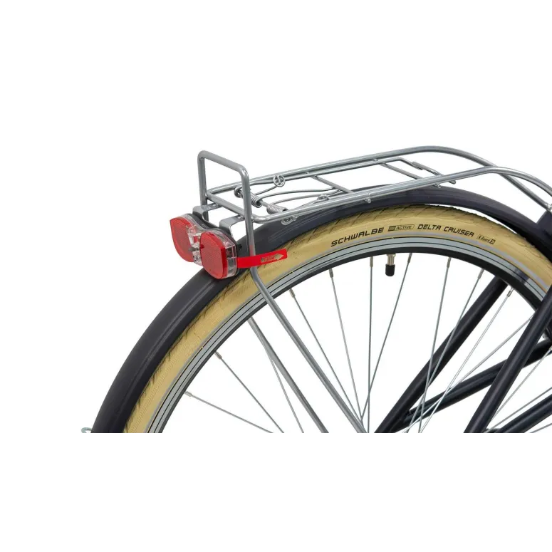 Rower Damski Miejski Koła 28" SHIMANO Bagażnik Błotniki Oświetlenie Stopka