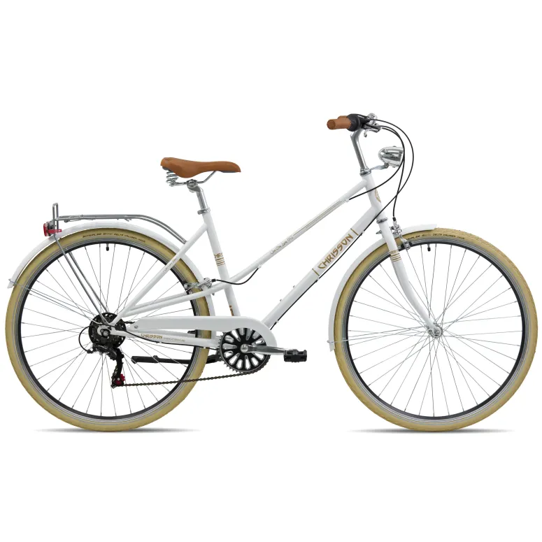 Rower Damski Miejski Koła 28" SHIMANO Błotniki Bagażnik Oświetlenie Stopka