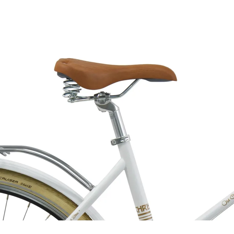 Rower Damski Miejski Koła 28" SHIMANO Błotniki Bagażnik Oświetlenie Stopka