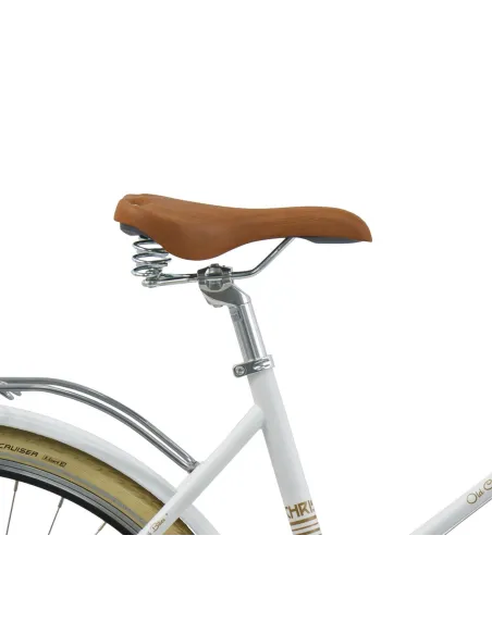 Rower Damski Miejski Koła 28" SHIMANO Błotniki Bagażnik Oświetlenie Stopka