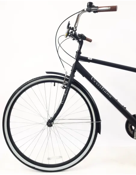 Rower Miejski Męski 28 Tarcze 7 bieg Bagaż Błotniki Revo Oświetlenie Stopka