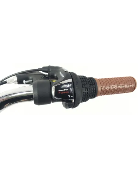 Rower Miejski Męski 28 Tarcze 7 bieg Bagaż Błotniki Revo Oświetlenie Stopka