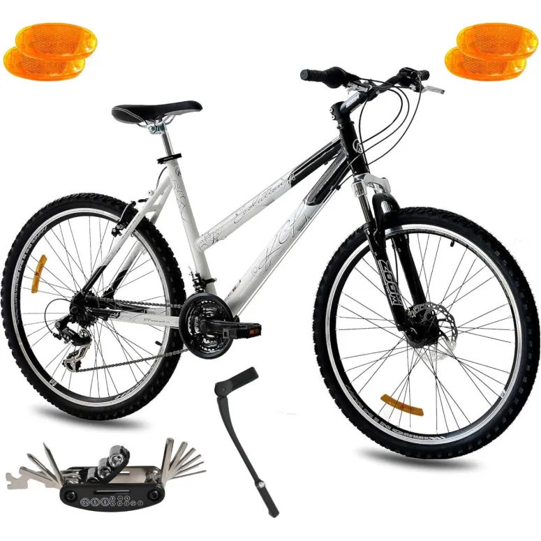 Rower Damski Górski Koła 26" ALU MTB Tarcze SHIMANO Amory Młodzieżowy Lekki