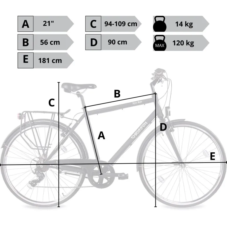 Rower Męski Miejski Koła 28" SHIMANO Lekki Bagażnik Błotniki Światła