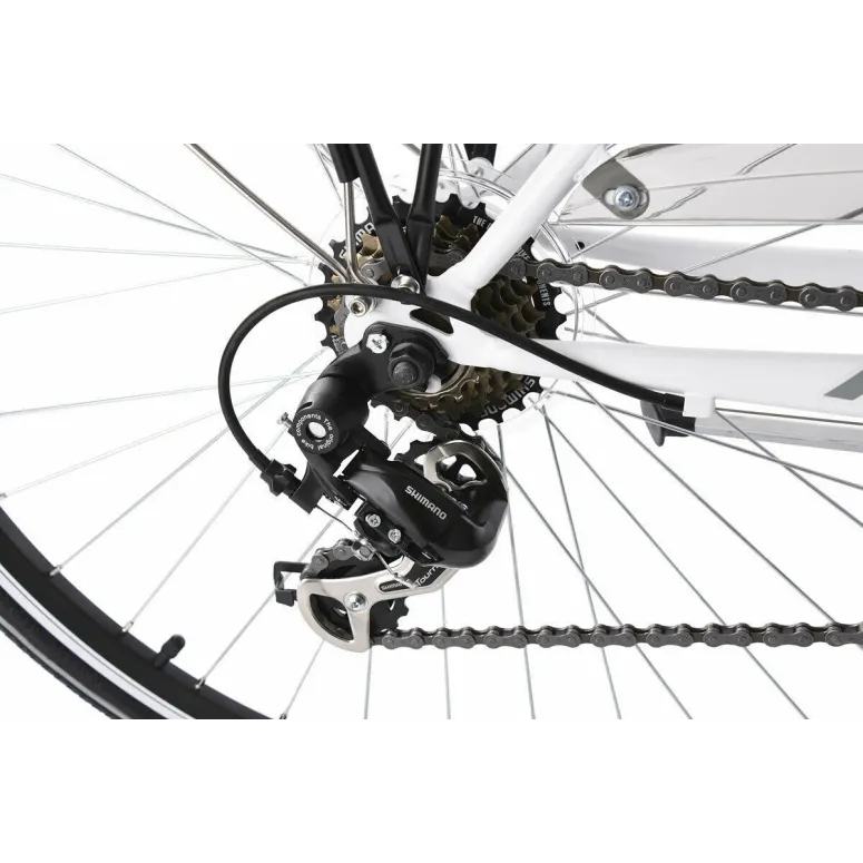 Rower Trekkingowy Damski 28 Turystyczny 21 Biegów