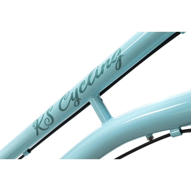 Damski Rower Miejski 28 Bagażnik Damka Shimano Światła Retro Dzwonek Stopka