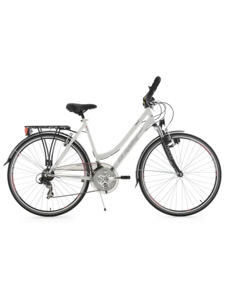 Rower Trekkingowy Damski 28 Bagażnik 21 Biegów