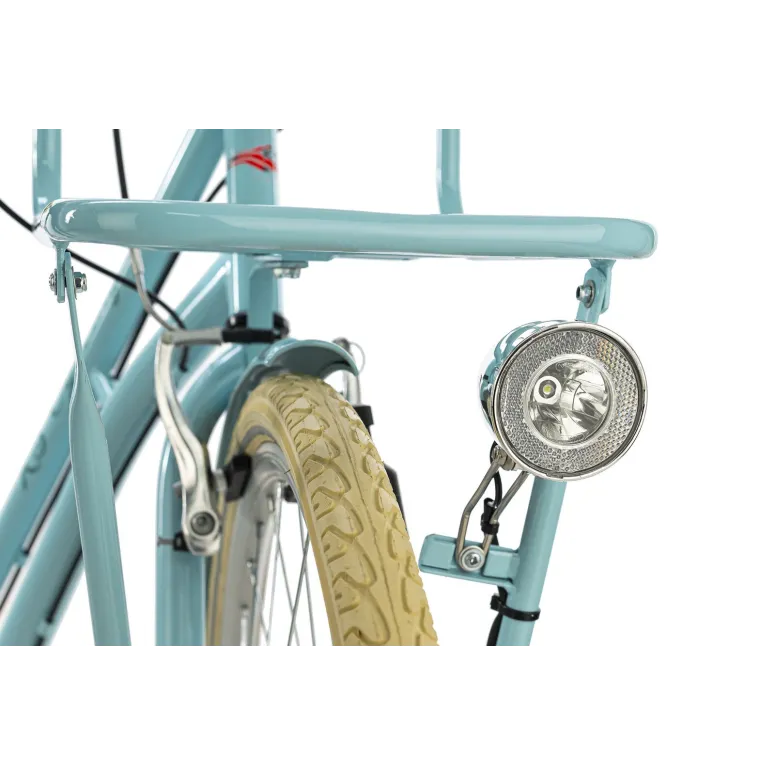 Damski Rower Miejski 28 Bagażnik Damka Shimano Światła Retro Dzwonek Stopka