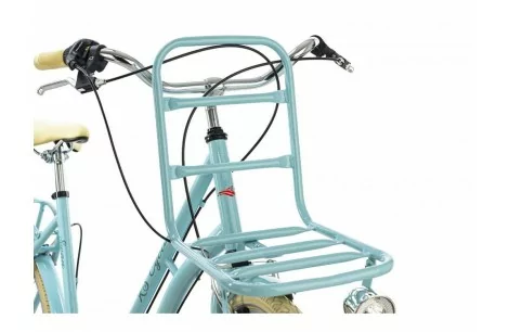 Damski Rower Miejski 28 Bagażnik Damka Shimano Światła Retro Dzwonek Stopka