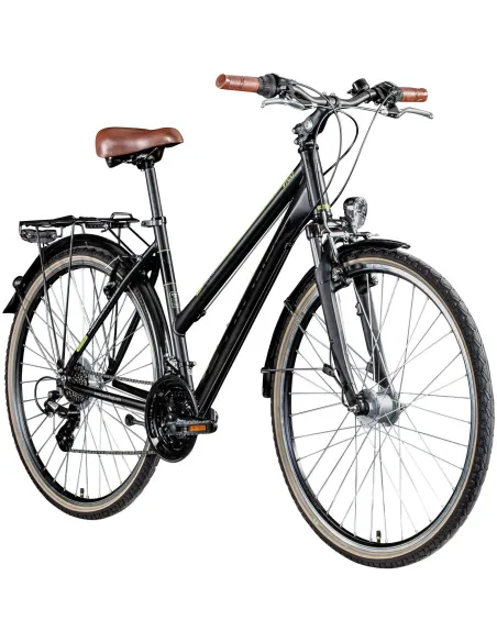 Rower Trekkingowy Damski 28 ALU Turystyczny Światła Bagażnik Stopka Dzwonek