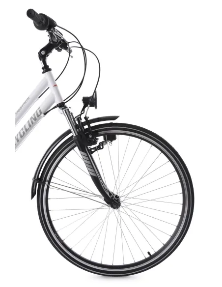 Rower Trekkingowy Damski 28" Turystyczny Shimano Błotniki Oświetlenie