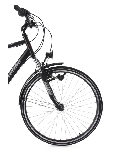 Rower Trekkingowy Turystyczny Męski 28" V-brake Błotniki Bagażnik Światła