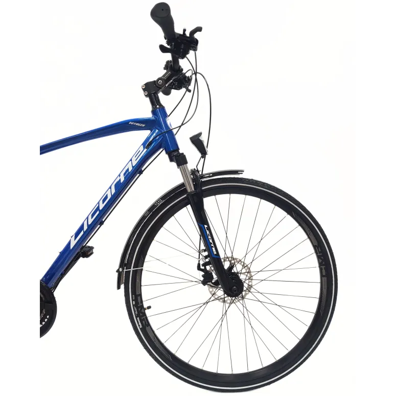 Rower Męski Trekkingowy 28 Alu Cyngle Tarcze Bagażnik Dzwonek Oświetlenie