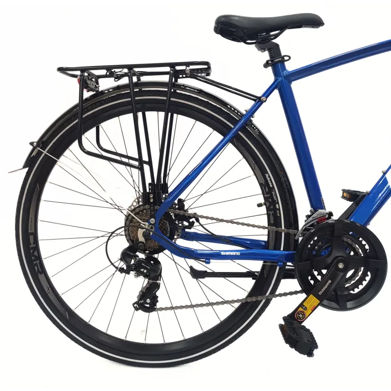 Rower Męski Trekkingowy 28 Alu Cyngle Tarcze Bagażnik Dzwonek Oświetlenie