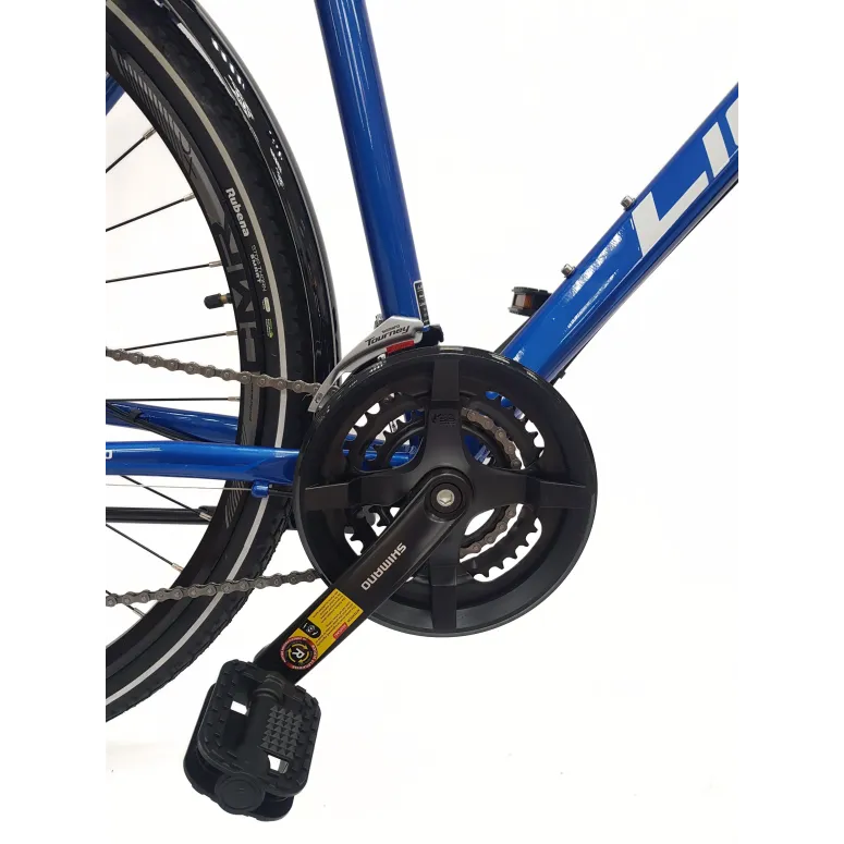 Rower Męski Trekkingowy 28 Alu Cyngle Tarcze Bagażnik Dzwonek Oświetlenie