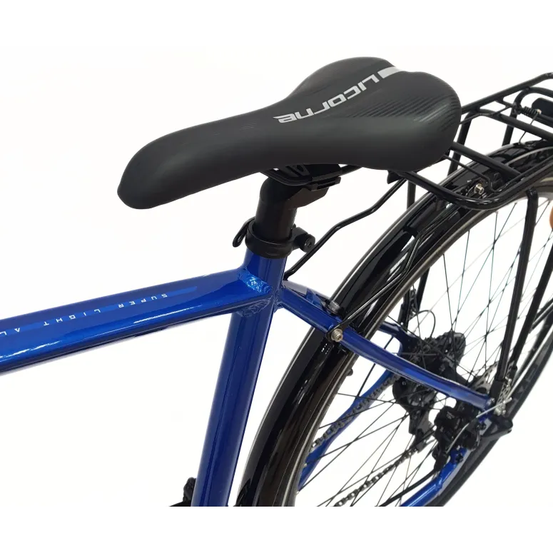 Rower Męski Trekkingowy 28 Alu Cyngle Tarcze Bagażnik Dzwonek Oświetlenie