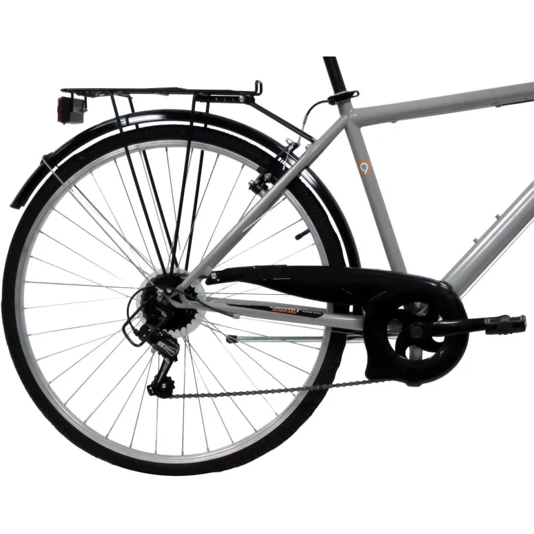 Rower Trekkingowy Męski 28" Stal Błotniki 6-biegów Oświetlenie Dzwonek