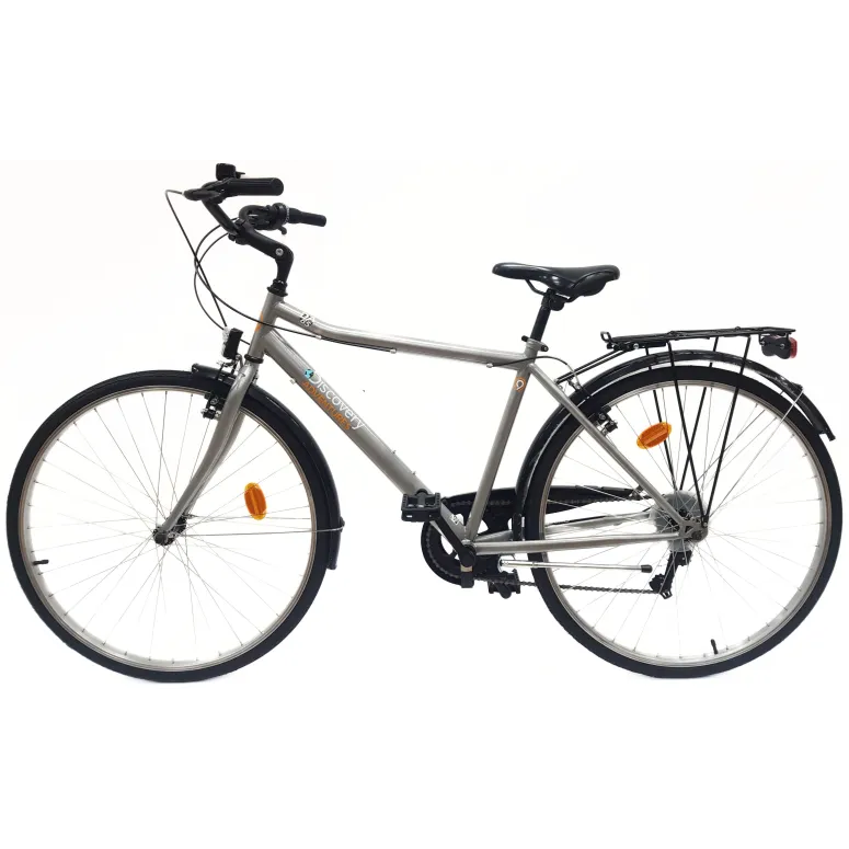 Rower Trekkingowy Męski 28" Stal Błotniki 6-biegów Oświetlenie Dzwonek