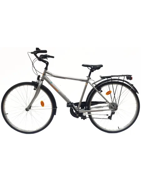 Rower Trekkingowy Męski 28" Stal Błotniki 6-biegów Oświetlenie Dzwonek