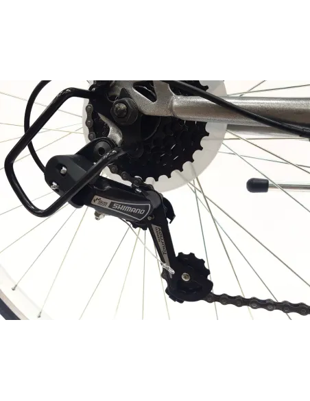 Rower Trekkingowy Męski 28" Stal Błotniki 6-biegów Oświetlenie Dzwonek