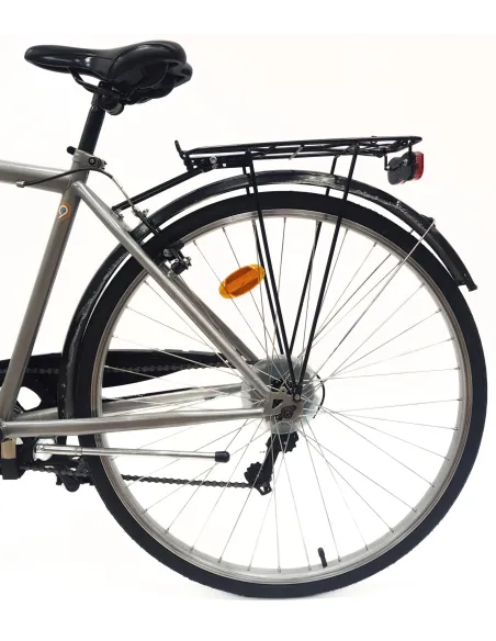 Rower Trekkingowy Męski 28" Stal Błotniki 6-biegów Oświetlenie Dzwonek