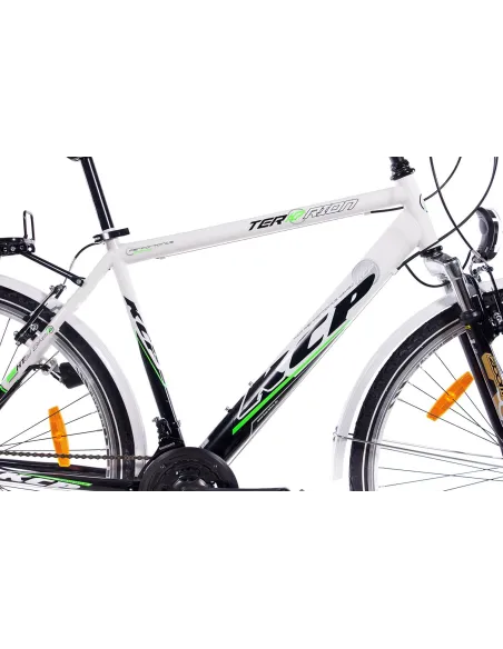 Rower Męski Trekkingowy Koła 28" SHIMANO Światła Dynamo Bagażnik Błotniki