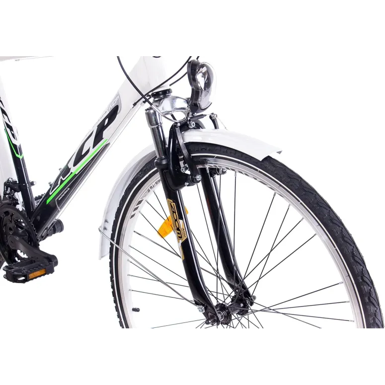 Rower Męski Trekkingowy Koła 28" SHIMANO Światła Dynamo Bagażnik Błotniki