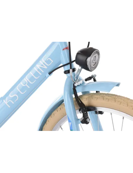 Dziewczęcy Rower Miejski 24 Bagażnik 6 Bieg Damka