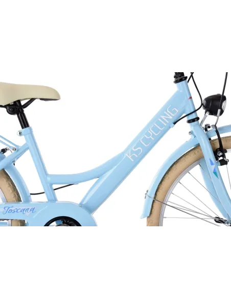 Dziewczęcy Rower Miejski 24 Bagażnik 6 Bieg Damka