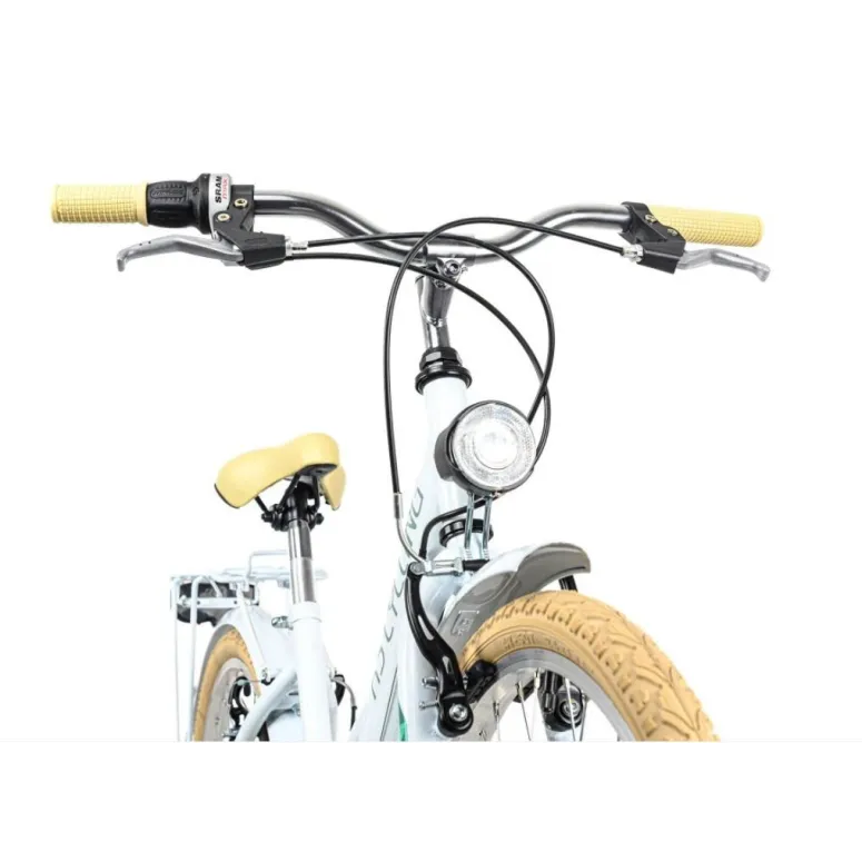 Dziewczęcy Rower Miejski 24 Bagażnik Światła Damka