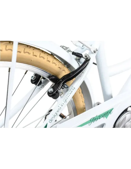 Dziewczęcy Rower Miejski 24 Bagażnik Światła Damka