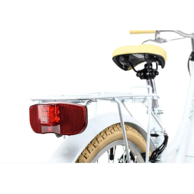 Dziewczęcy Rower Miejski 24 Bagażnik Światła Damka