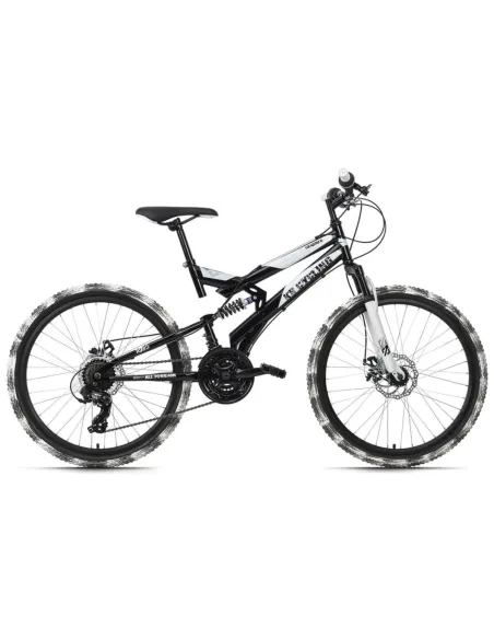 Rower Górski 24 Młodzieżowy Tarcze Amortyzacja