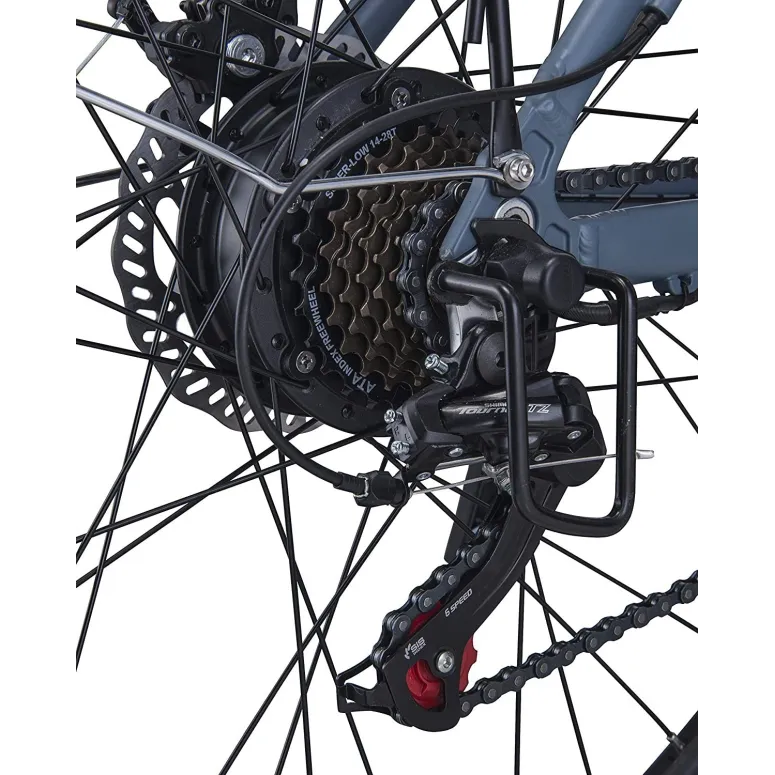 Rower Elektryczny Górski 27,5 ALU Bagażnik 250W