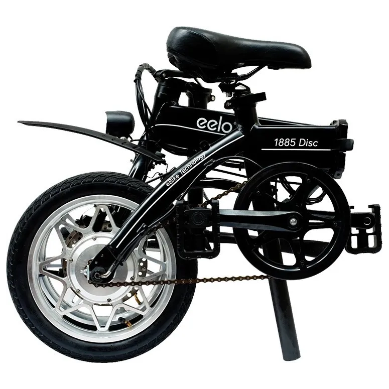 Rower Elektryczny Składany 14 ALU Tarcze Składak 250W Wspomaganie 3 Tryby