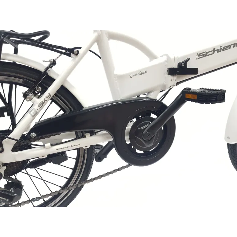 Elektryczny Rower Składany 20 Wspomaganie Składak ALU Revo Światła 6 Biegów