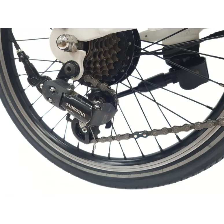 Elektryczny Rower Składany 20 Wspomaganie Składak ALU Revo Światła 6 Biegów