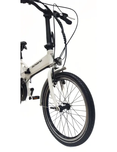 Elektryczny Rower Składany 20 Wspomaganie Składak ALU Revo Światła 6 Biegów