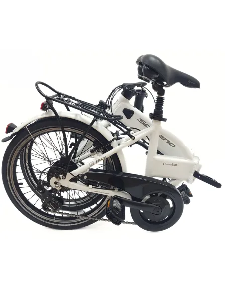 Elektryczny Rower Składany 20 Wspomaganie Składak ALU Revo Światła 6 Biegów