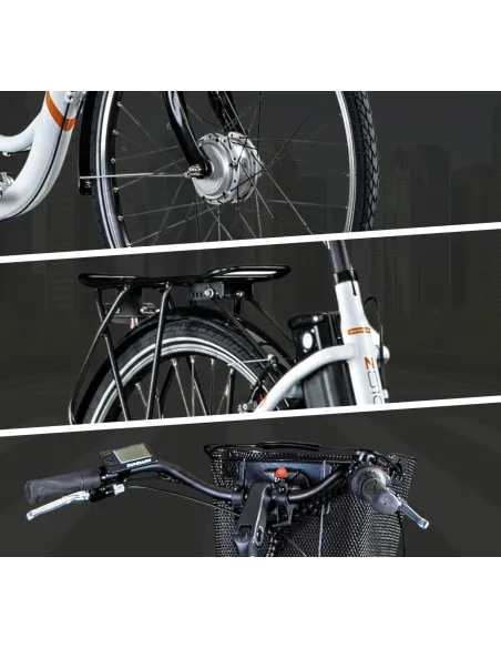 Elektryczny Rower Miejski 28 Wspomaganie 250 W Nexus 3 Męski Damski 10,4 Ah