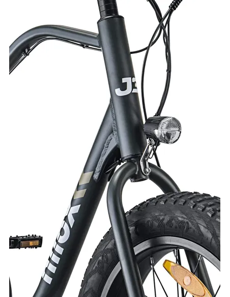 Rower Elektryczny 20 Fatbike Wspomaganie 250W ALU 5 Trybów Tarcze Światła