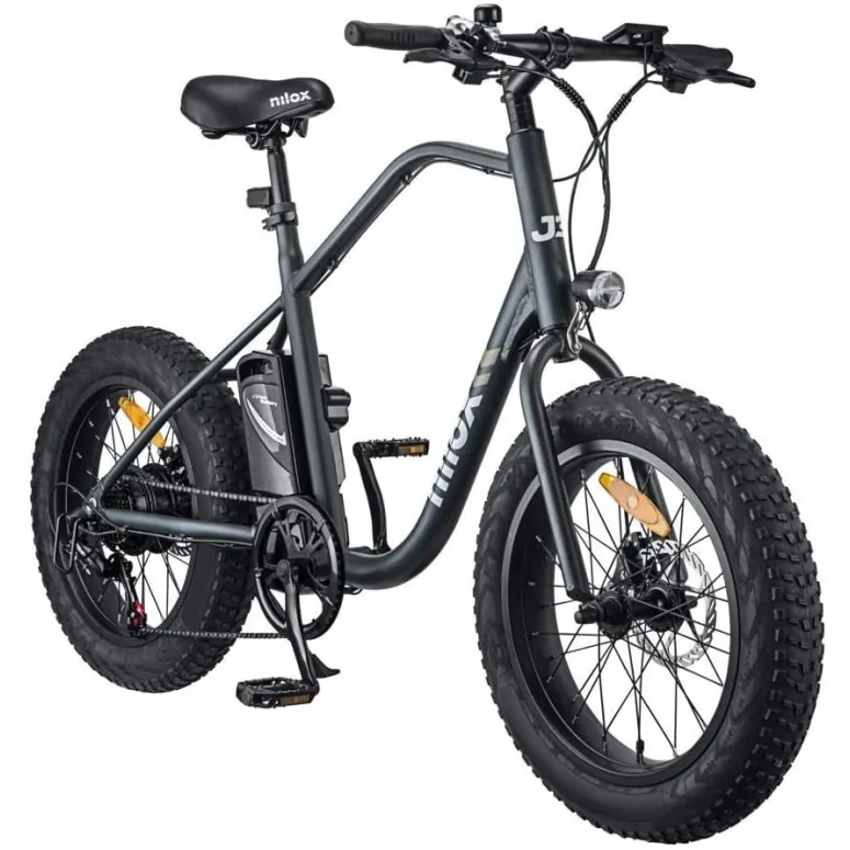 Rower Elektryczny 20 Fatbike Wspomaganie 250W ALU 5 Trybów Tarcze Światła