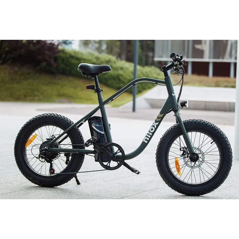 Rower Elektryczny 20 Fatbike Wspomaganie 250W ALU 5 Trybów Tarcze Światła