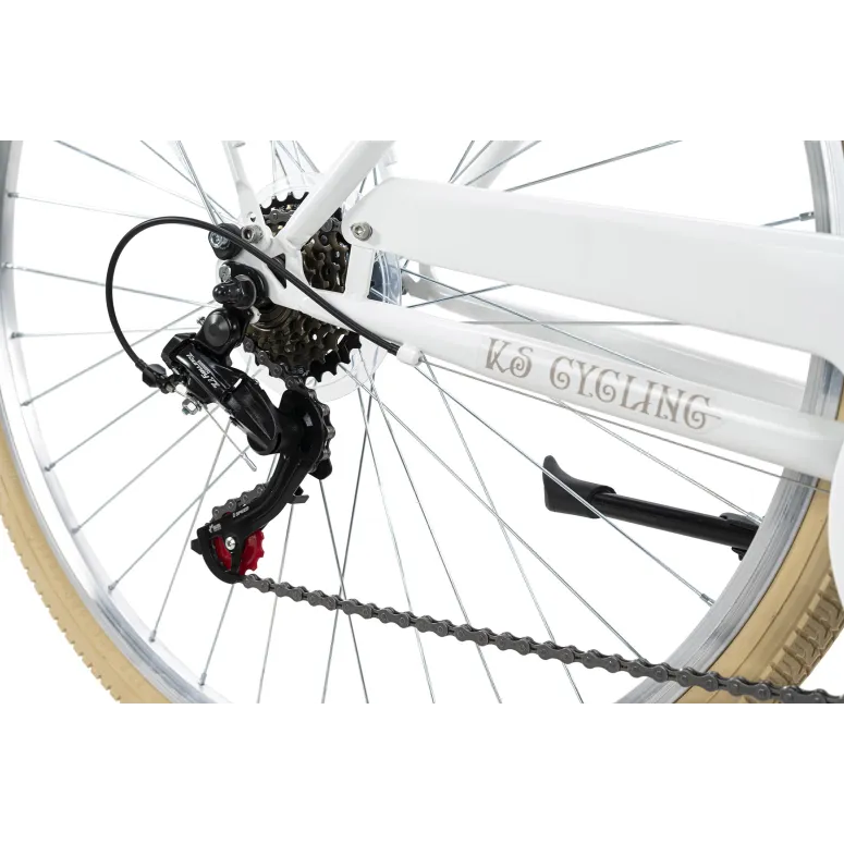 Retro Rower Miejski Damski 28 Shimano 6 biegów - 7