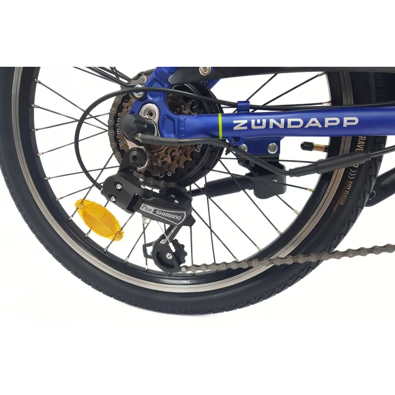 Rower Elektryczny Składany 20 Miejski 250W Składak ALU Wspomaganie 3 Tryby