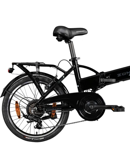 Elektryczny Rower Składany 20 Alu Wspomaganie Dzwonek Oświetlenie Bagażnik