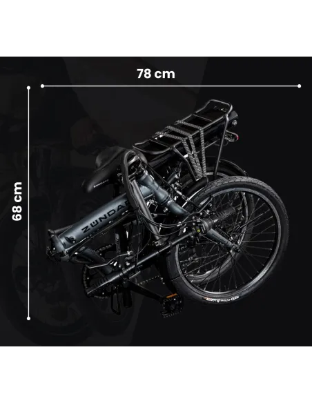 Elektryczny Rower Składany 20 ALU 10,4 Ah Wspomaganie Składak Męski Damski