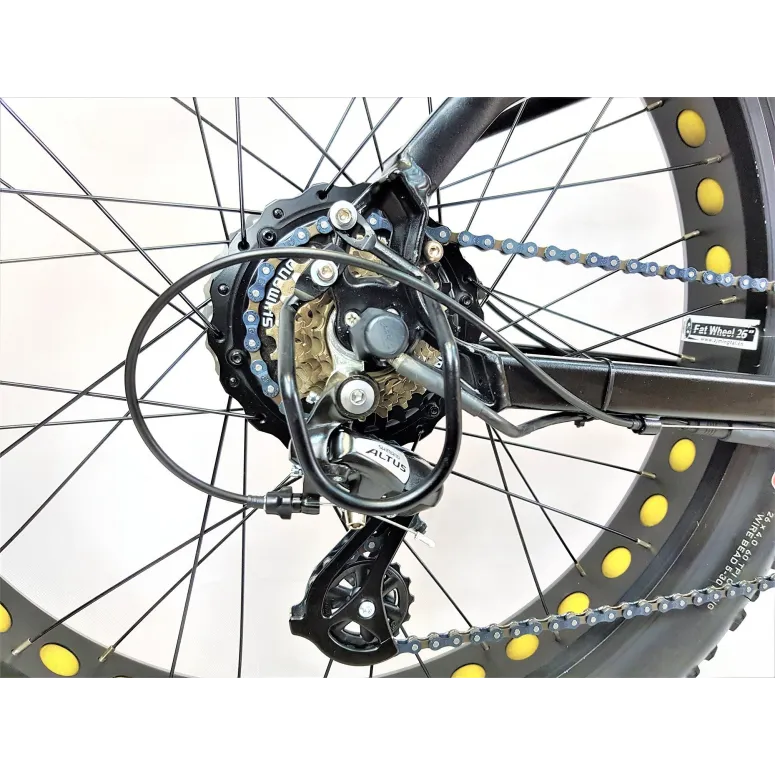 Elektryczny Rower Górski Fatbike 26 Tarcze ALU